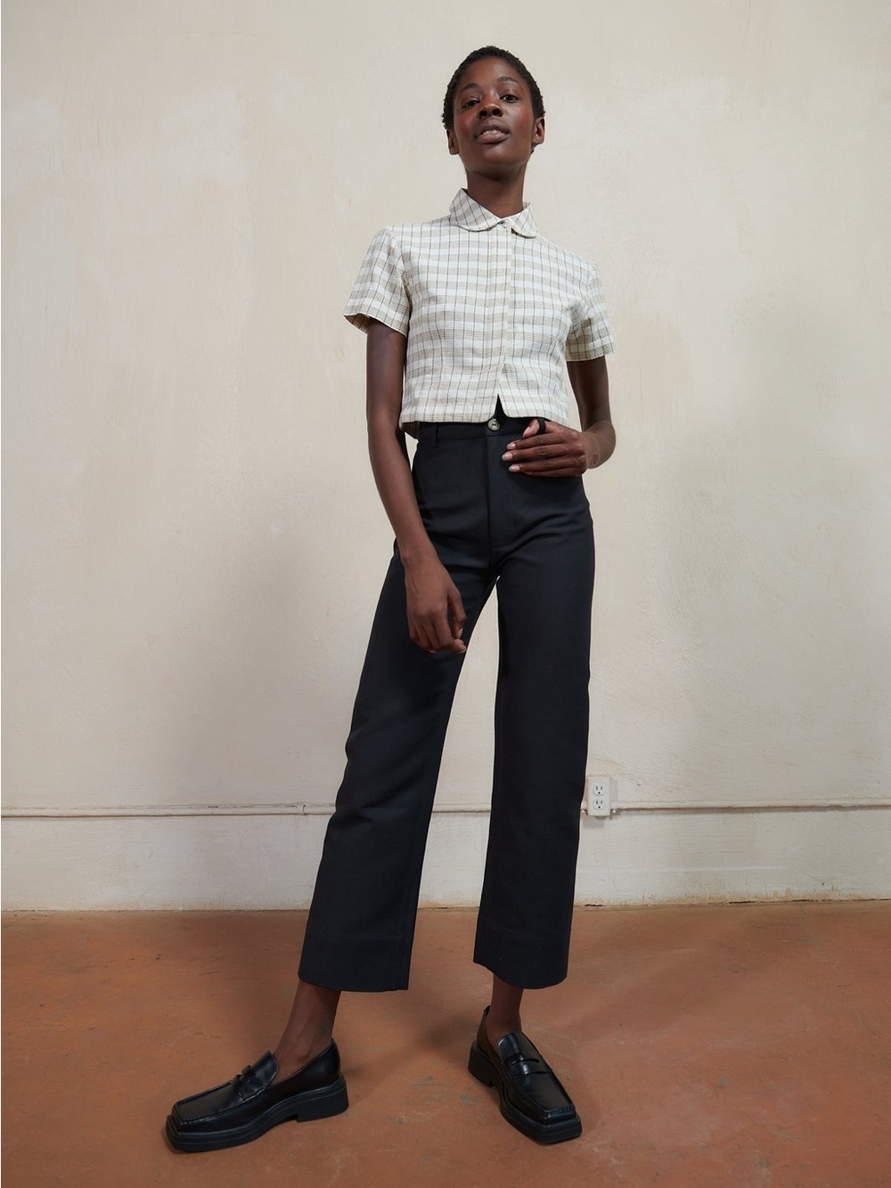 NWT Maria Stanley LUNA PANT 2.0 | NOIR |ORGANIC Size 4 Black
